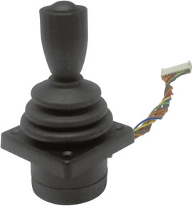 Beépíthető joystick kapcsoló nyomógombbal, hall érzékelős, IP65, APEM 3150RAK600