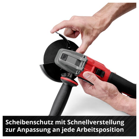 Einhell 4431140+4540011 Akkus sarokcsiszoló 125 mm akku nélkül, töltő nélkül 18 V 5. kép