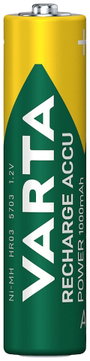 Mikroceruza akku AAA NiMH, 1,2V 1000 mAh, 2 db, Varta Ready2Use HR3, HR03, UO100557, DC2400, DC2400B 2. bélyegkép