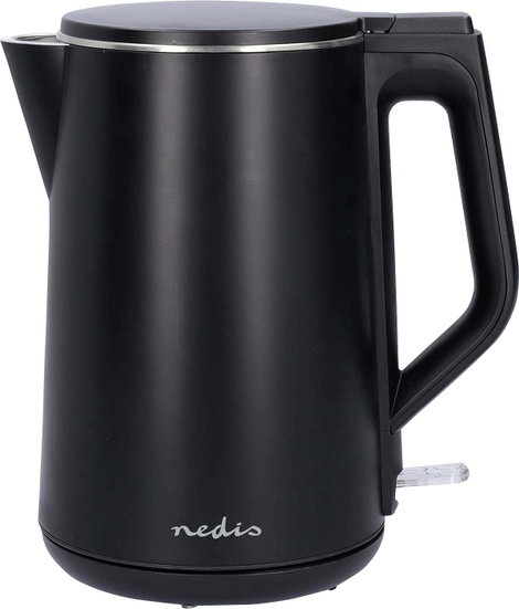 Nedis KAWK361EBK Vízforraló Visszajelző lámpa Fekete Tartalom: 1.5 l