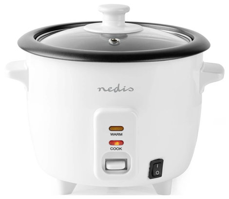 Nedis KARC06WT Úti főző Fehér Tapadásmentes bevonat, Visszajelző lámpa 2. kép