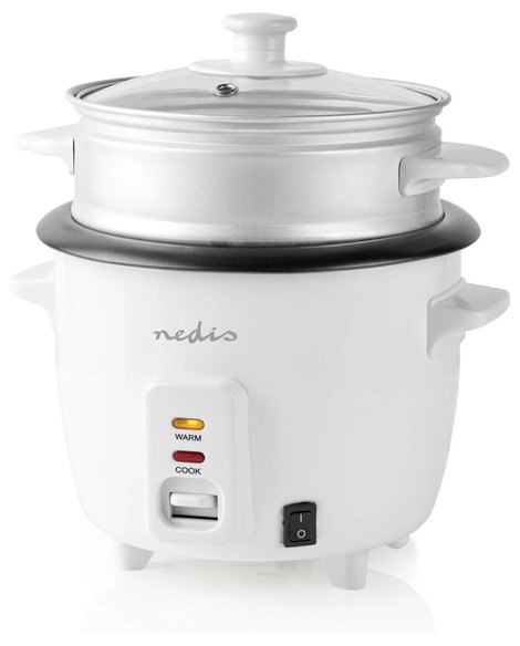 Nedis KARC06WT Úti főző Fehér Tapadásmentes bevonat, Visszajelző lámpa 3. kép