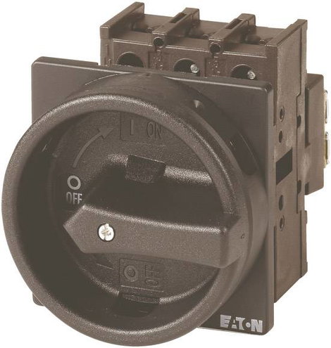 Beépíthető főkapcsoló 25 A 1 x 90 °, fekete, Eaton P1-25/EA/SVB-SW