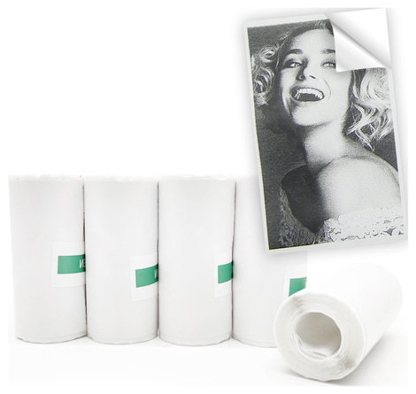 Easypix EASYPIX Sticker Thermopapierrollen Weiß für InstantFUN - 5 Stück Thermo pénztárgépszalag 556 3. kép