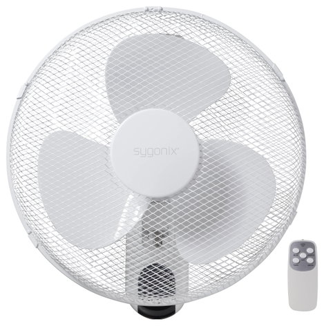 Sygonix Fali ventilátor 45 W (Ø x Ma) 430 mm x 480 mm Fehér 2. kép
