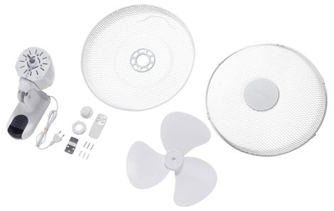 Sygonix Fali ventilátor 45 W (Ø x Ma) 430 mm x 480 mm Fehér 5. kép