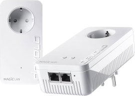 Devolo Magic 2 WiFi 6 next Powerline kezdő készlet 07188 Powerline, WLAN 2400 MBit/s