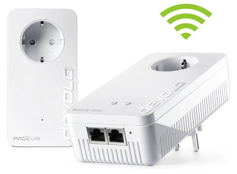 Devolo Magic 2 WiFi 6 next Powerline kezdő készlet 07188 Powerline, WLAN 2400 MBit/s 2. kép