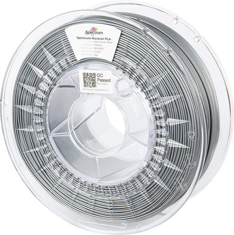 Spectrum Filaments 80918 Huracan PLA ALUMINIUM SILVER 3D nyomtatószál PLA műanyag Highspeed nyomtató