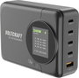 VOLTCRAFT UC-4C1A240W01 USB-s töltőállomás 240 W USB-C®, USB-A Power Delivery 3.0 Fekete Beltér GaN, bélyegkép