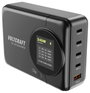 VOLTCRAFT UC-4C1A240W01 USB-s töltőállomás 240 W USB-C®, USB-A Power Delivery 3.0 Fekete Beltér GaN, 6. bélyegkép