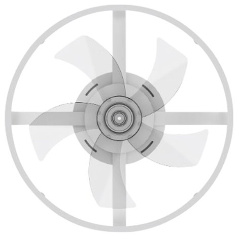 Westinghouse Mennyezeti ventilátor 20 W (Ø x Ma) 500 mm x 165 mm Fehér Időzítő, Távirányítóval, Vilá 3. kép