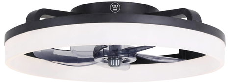Westinghouse Mennyezeti ventilátor 20 W (Ø x Ma) 500 mm x 165 mm Fekete Időzítő, Távirányítóval, Vil 2. kép