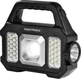 easymaxx 12899 LED, COB LED Munkalámpa Akkuról üzemeltetett, Napenergiával üzemeltetett