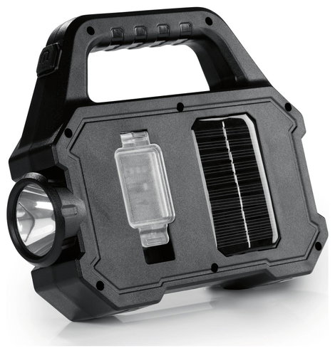 easymaxx 12899 LED, COB LED Munkalámpa Akkuról üzemeltetett, Napenergiával üzemeltetett 4. kép