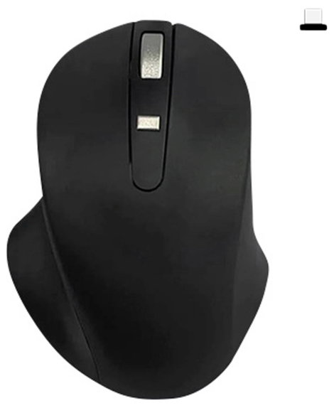 Matias M20DCBB Ergonomikus egér Vezeték nélküli Optikai Fekete 4 Gombok 1000 dpi, 1600 dpi Ergonómik 2. kép