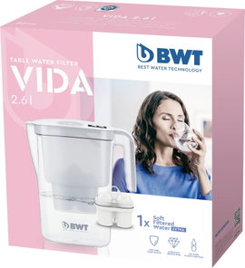 BWT VIDA 305497 Vízszűrő 2.6 l Fehér