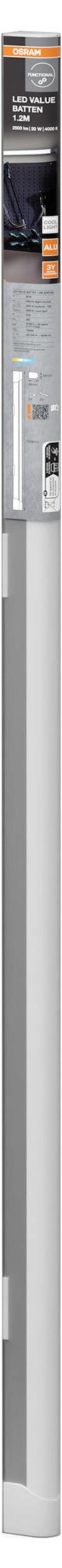 OSRAM HOMELIGHTING LED Value Batten 1200 mm 20 W 4000 K LEd-es világító léc 3. bélyegkép