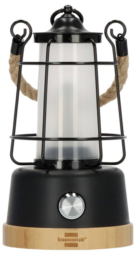 Brennenstuhl 1171800010 Kemping lámpás, Kemping lámpa 350 lm Akkuról üzemeltetett 570 g Fekete, Fa 2. kép
