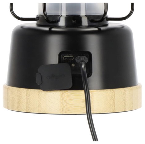 Brennenstuhl 1171800010 Kemping lámpás, Kemping lámpa 350 lm Akkuról üzemeltetett 570 g Fekete, Fa 5. kép