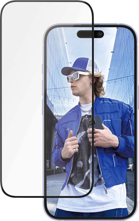 PanzerGlass Ceramic Kijelzővédő üveg Apple iPhone 15, iPhone 16 1 db Ujjlenyomatmentes, Karcálló 285