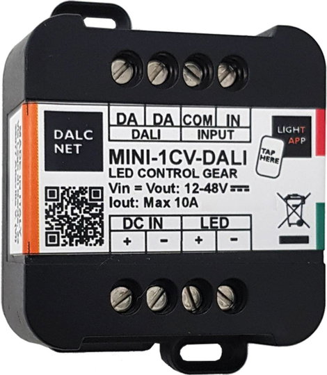 Dalcnet MINI-1CV-DALI Dimmer (fényerőszabályzó) 1 csatornás