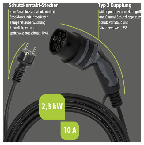 Brennenstuhl EV töltő 2. típus 10 A 2.3 kW 4. kép