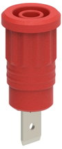 Electro PJP 3286-CD1-R Biztonsági bepréselhető hüvely Piros 1 db 2. bélyegkép