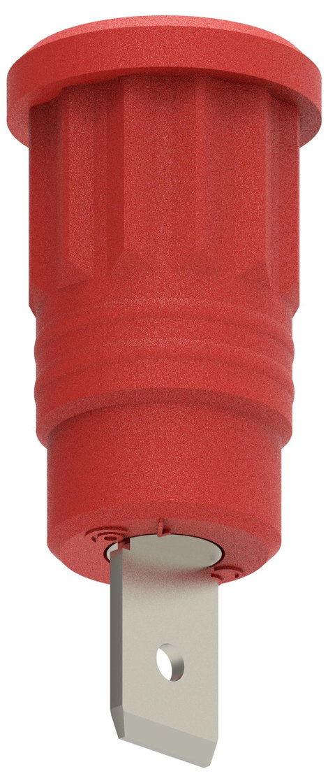 Electro PJP 3286-CD1-R Biztonsági bepréselhető hüvely Piros 1 db 3. kép