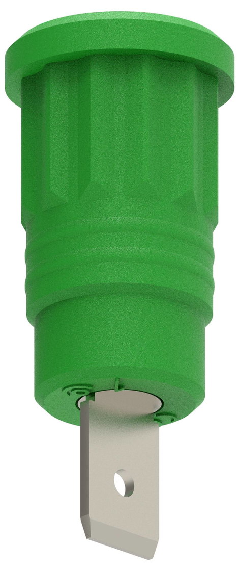 Electro PJP 3286-CD1-V Biztonsági bepréselhető hüvely Zöld 1 db 3. kép