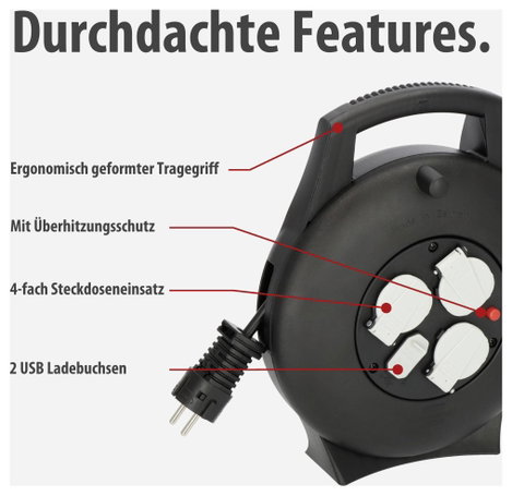 Brennenstuhl 1093900600 Kábeldob 10 m 3. kép