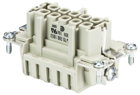 Wieland Electric 70.500.1053.0 Hüvelyes betét Össz pólusszám 10 10 db