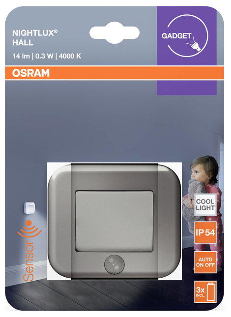 OSRAM HOMELIGHTING NIGHTLUX Hall Silver 4099854530852 LED-es éjszakai fény 3. kép