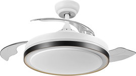 OSRAM HOMELIGHTING Ceiling Fan Retractable 1070 66W White Mennyezeti ventilátor 66 W