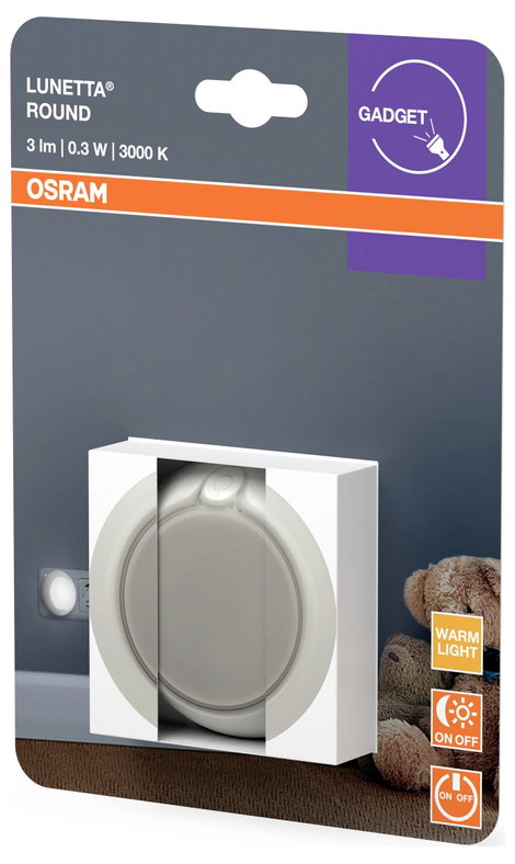 OSRAM HOMELIGHTING Lunetta Round White 4099854530616 LED-es éjszakai fény Melegfehér Fehér 3. kép