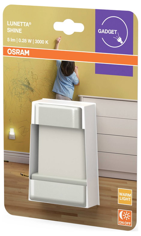 OSRAM HOMELIGHTING Lunetta Shine White 4099854530654 LED-es éjszakai fény 2. kép