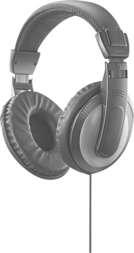Hama Számítógép Over Ear fejhallgató Vezetékes Stereo Fekete