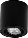 OSRAM HOMELIGHTING Spot Surface Round GU10 Black 4099854445965 LED-es kültéri fali lámpa GU10 Fekete bélyegkép