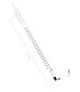 TOOLCRAFT Nyáklap tartó 2 darab (H x Sz x Ma) 282 x 14 x 25 mm 3. bélyegkép