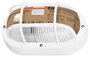OSRAM HOMELIGHTING Bulkhead Essential Oval E27 White 4058075845565 Mennyezeti lámpa, Fali lámpa Fehé 2. bélyegkép