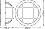 OSRAM HOMELIGHTING Bulkhead Essential Round E27 White 4058075845602 Mennyezeti lámpa, Fali lámpa Feh 3. bélyegkép