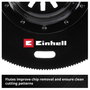 Einhell 708048 halbrund BIM, 88mm BiM Merülő fűrészlap 88 mm 1 db 4. bélyegkép