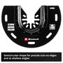 Einhell 708048 halbrund BIM, 88mm BiM Merülő fűrészlap 88 mm 1 db 5. bélyegkép