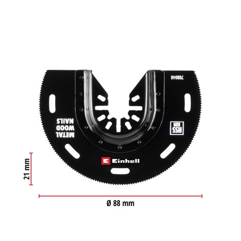 Einhell 708048 halbrund BIM, 88mm BiM Merülő fűrészlap 88 mm 1 db 9. kép