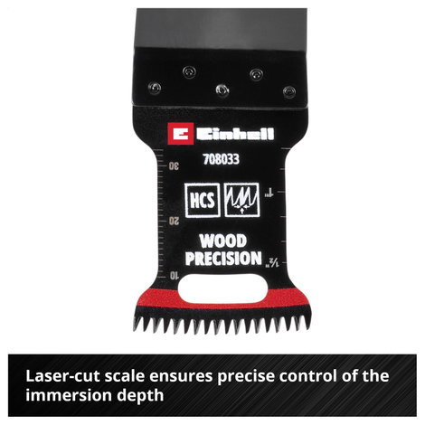 Einhell 708033 HCS Japanz., 32mm HCS Merülő fűrészlap 32 mm 1 db 5. kép