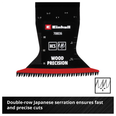 Einhell 708036 HCS Japanz., 65mm HCS Merülő fűrészlap 65 mm 1 db 3. kép