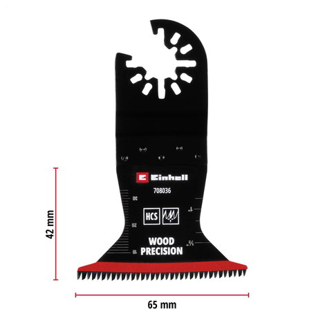 Einhell 708036 HCS Japanz., 65mm HCS Merülő fűrészlap 65 mm 1 db 9. kép