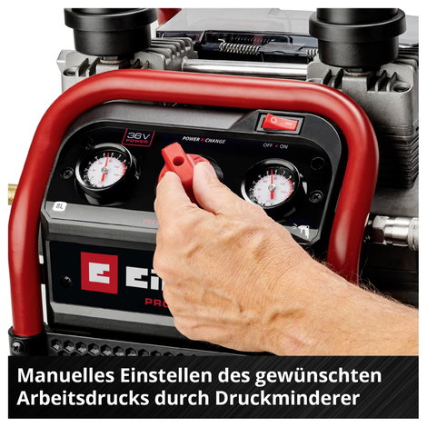 Einhell Professional 4020380 Akkus kompresszor SILENZZO 36/21 8 bar 2 henger 8. kép
