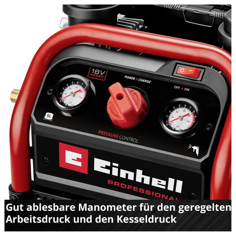 Einhell Professional 4020385 Akkus kompresszor SILENZZO 18/160 8 bar 2 henger 7. kép