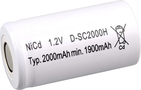Mexcel Speciális akku Sub-C NiCd 1.2 V 2000 mAh